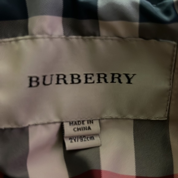 Authentic Burberry Kids Jacket 2Y Navy - Picture 3 of 5